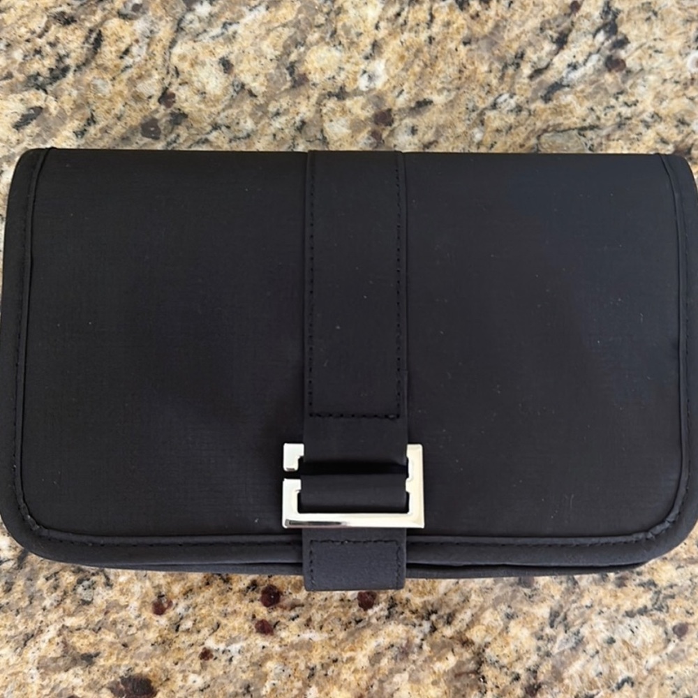 GIVENCHY mens Parfums black folding pouch NIB